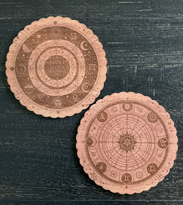 Celestial Chart Coasters
